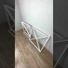 Ножки для стола в стиле Loft крестообразные, опоры для стола лофт 68,5х71 см, подстолья металлические регулируемые прочные, порошковая покраска, белого цвета, 2 шт. PARAnogkrest70white