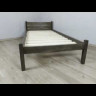 Кровать Классика лакированная из массива сосны с основанием односпальная 80х200 цвет Венге 80klven