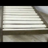 Кровать Классика лакированная из массива сосны с основанием односпальная 90х200 цвет темный дуб 90kltemd